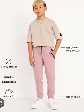 Old Navy Dynamic Fleece Jogger Sweatpants Woodrose Pink